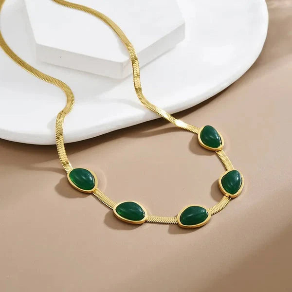 💚COLLAR + ARETES + PULSERA + EMPAQUE DE LUJO💚