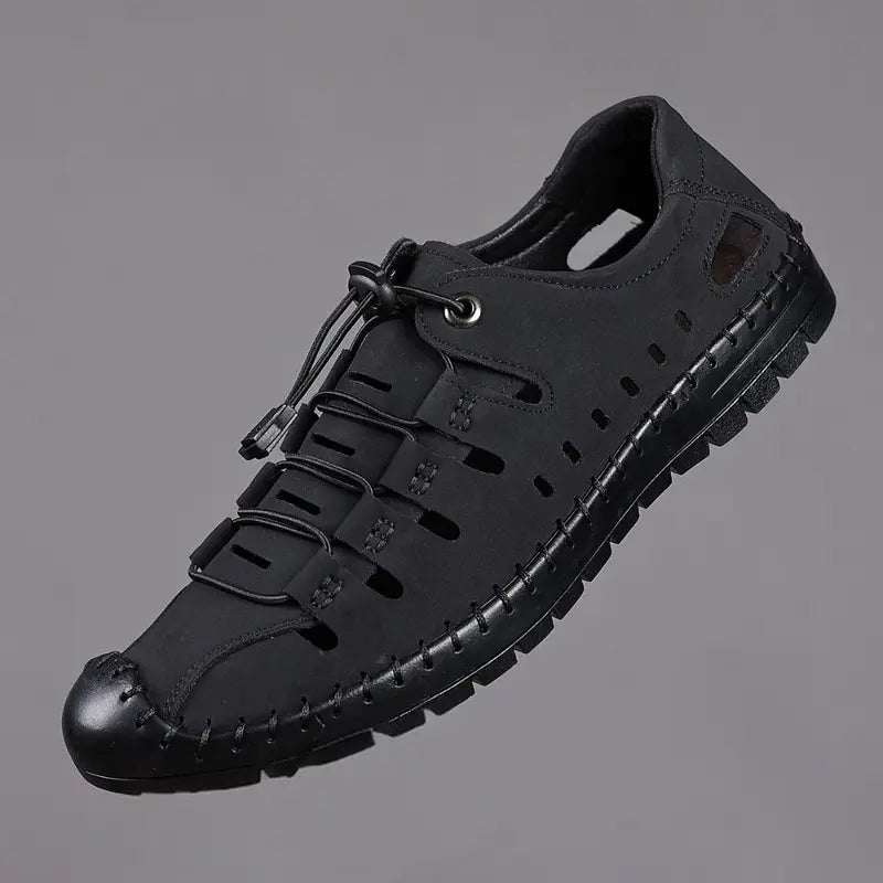 Sandalia tejida Hollow para hombre