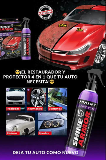 Shine Armor™ - Restaurador de Pintura, Brillo y elimina Rasguños