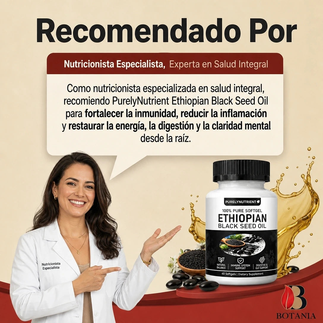 Ethiopian Black Seed Oil™ - Fórmula Concentrada De Nigella Sativa