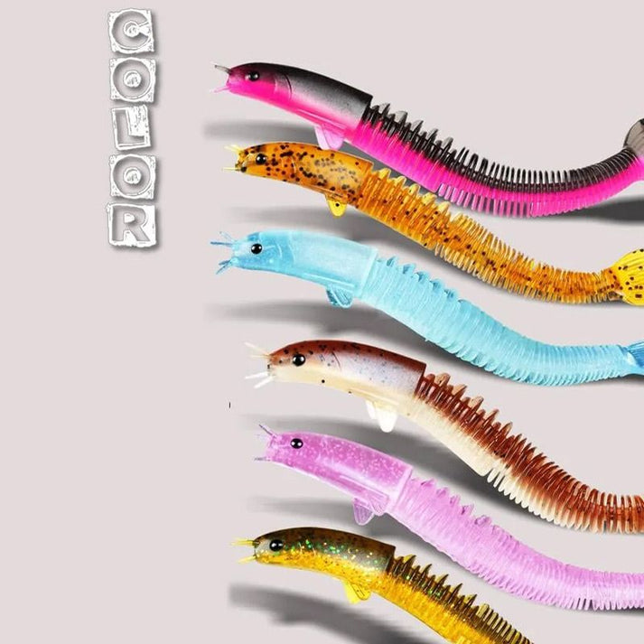 Set x 8 piezas🐟 de cebo blando (señuelo) con 46 secciones para pesca