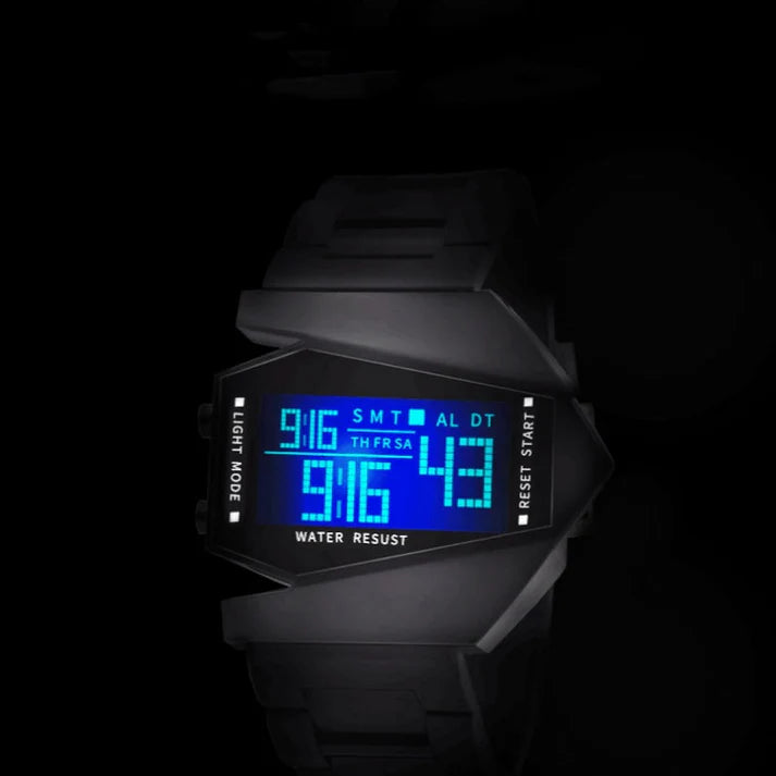 B12 Air - Reloj LED creativo con forma de avión