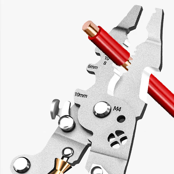 Stripping Scissors - Tijeras pelacables plegables multifuncionales con prueba eléctrica