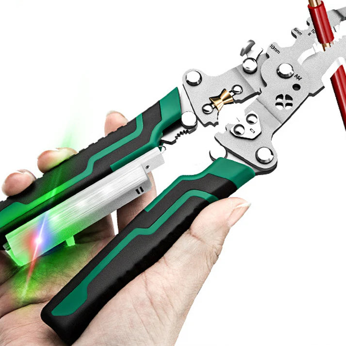Stripping Scissors - Tijeras pelacables plegables multifuncionales con prueba eléctrica