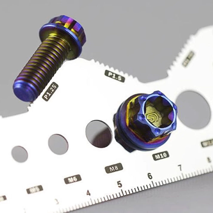 Tarjeta De Calibre De Pernos De Acero Inoxidable