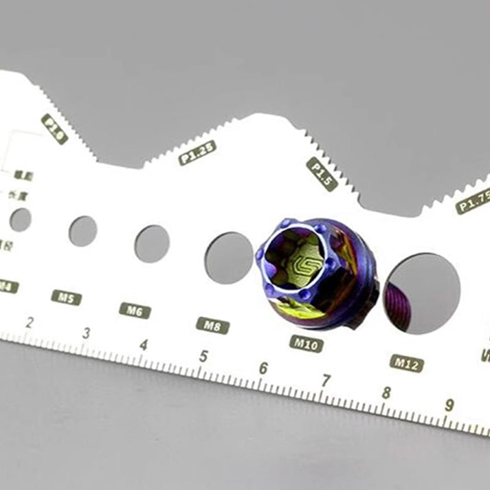 Tarjeta De Calibre De Pernos De Acero Inoxidable