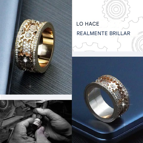 💍Anillo De Engranaje - The Anxiety Crusher™ 💍