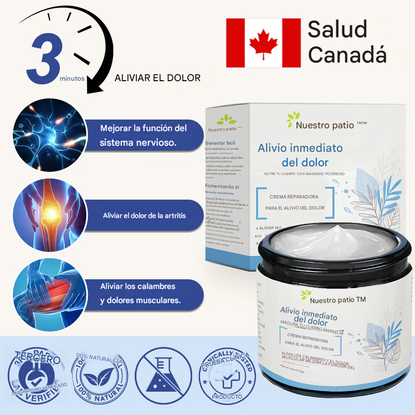 🔥PROMO 2x1 Ourlyard™ - Crema de magnesio para aliviar el dolor de huesos 👨⚕️🔥
