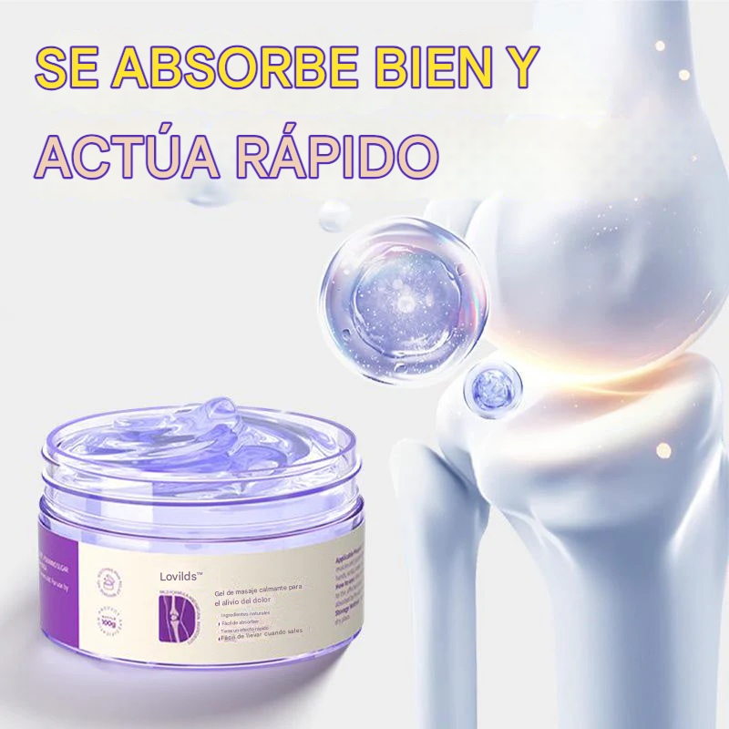 🔥PROMO 2x1🔥 LOVILDS™ Gel Calmante Para El Dolor De Artritis Con Cúrcuma Y Aceite De Emú