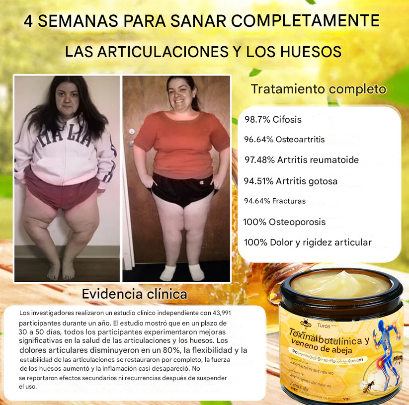 🔥🐝𝐓𝐮𝐫𝐨𝐧𝐮™ 𝐁𝐞𝐞 𝐕𝐞𝐧𝐨𝐦 - Crema para la Cicatrización Ósea🐝🔥