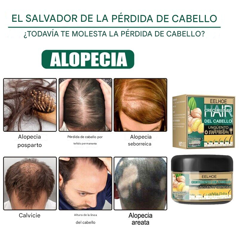 🔥PROMO 2x1 GingerGrow™ Active Formula - Crema De Jengibre Para El Crecimiento Del Cabello🔥