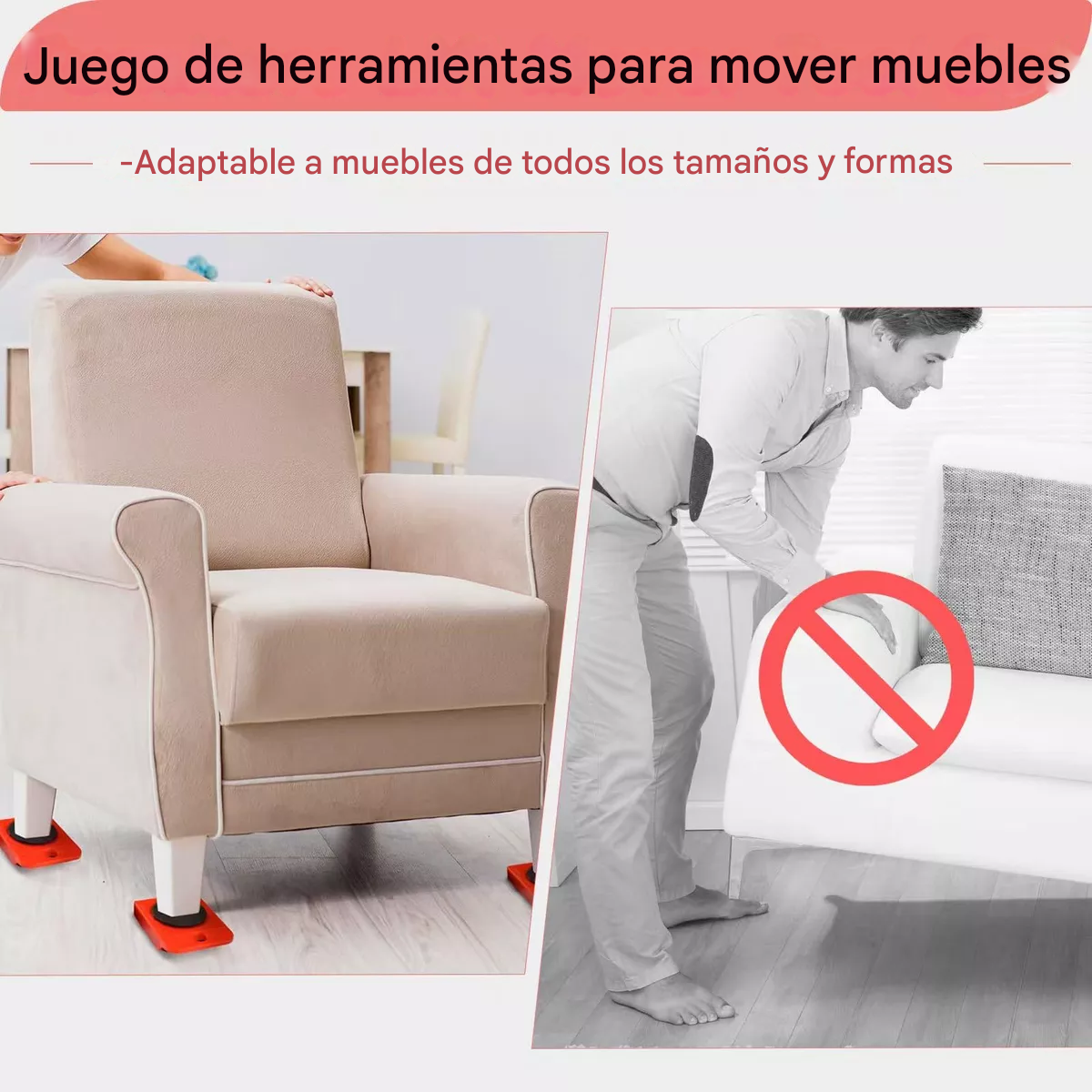 EasyMove ™ - Kit Elevador De Objetos Pesados
