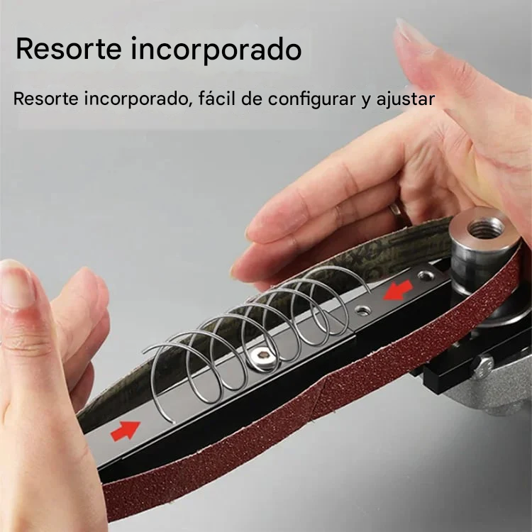 🔧 1 Adaptador de Lijadora de Banda ProFitGear™ + 2 Lijas Intercambiables