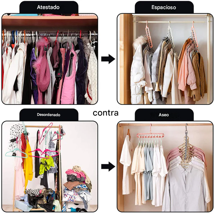 ¡PROMOCIÓN! Organizador de Closet Mágico (Set x 3 - 6 - 12 - 24)