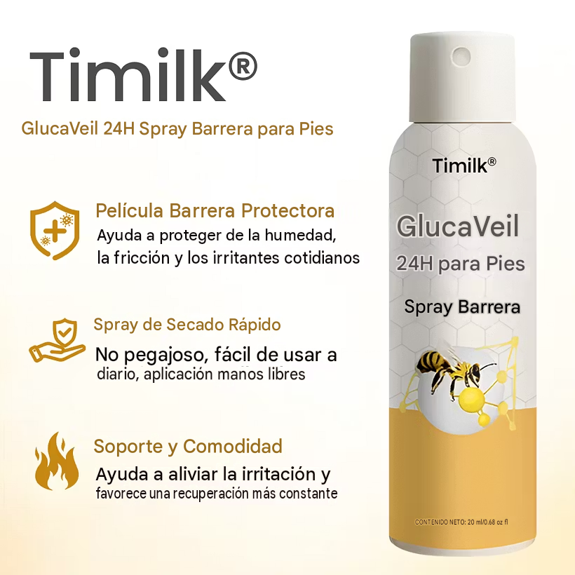 GlucaVeil Spray Barrera para Pies 24H 🔥