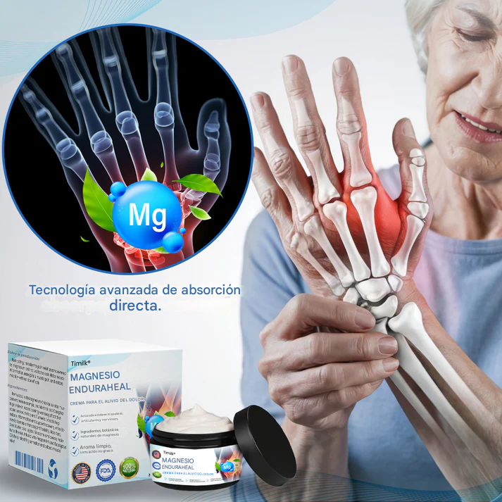 Timilk® – Crema De Magnesio Para Aliviar El Dolor