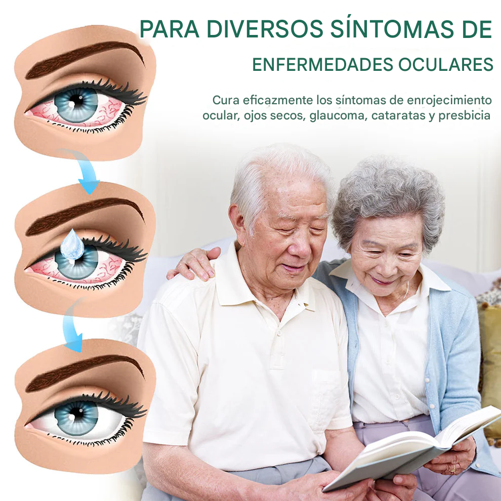 Ourlyard® - Gotas Para Los Ojos - Apto para presbicia, síndrome del ojo seco, glaucoma y cataratas