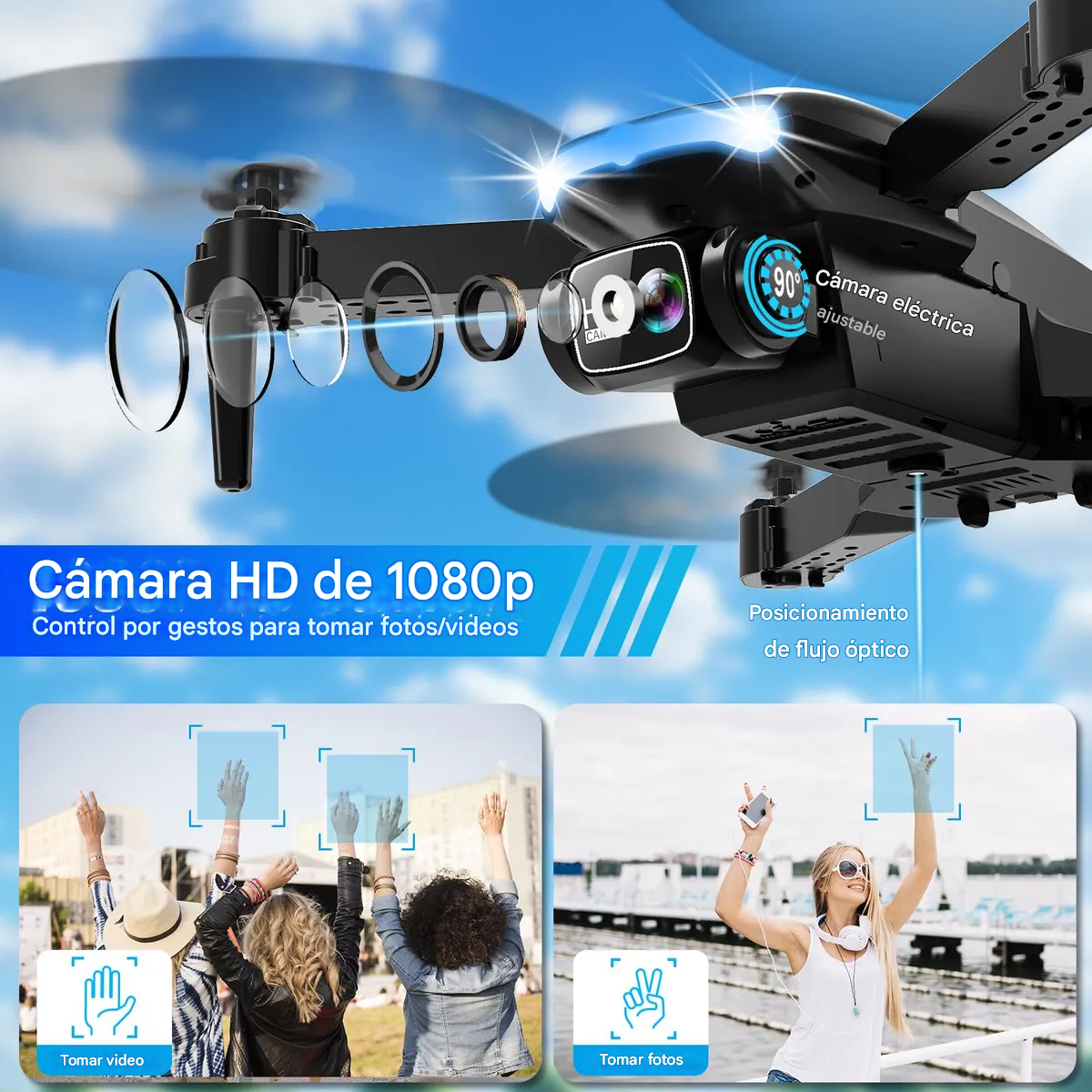 SkyViper Pro™ 4K - Dron Doble Cámara 4K