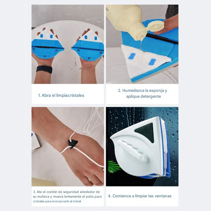 GlassMatic™ - Limpiador De Vidrios Magnético
