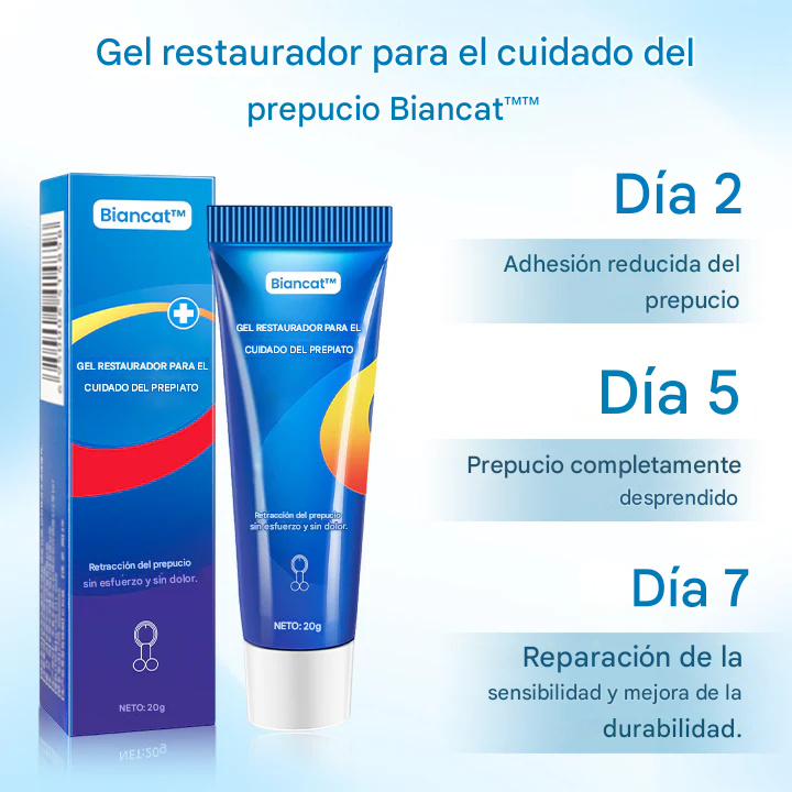 Gel restaurador para el cuidado del prepucio Biancat™