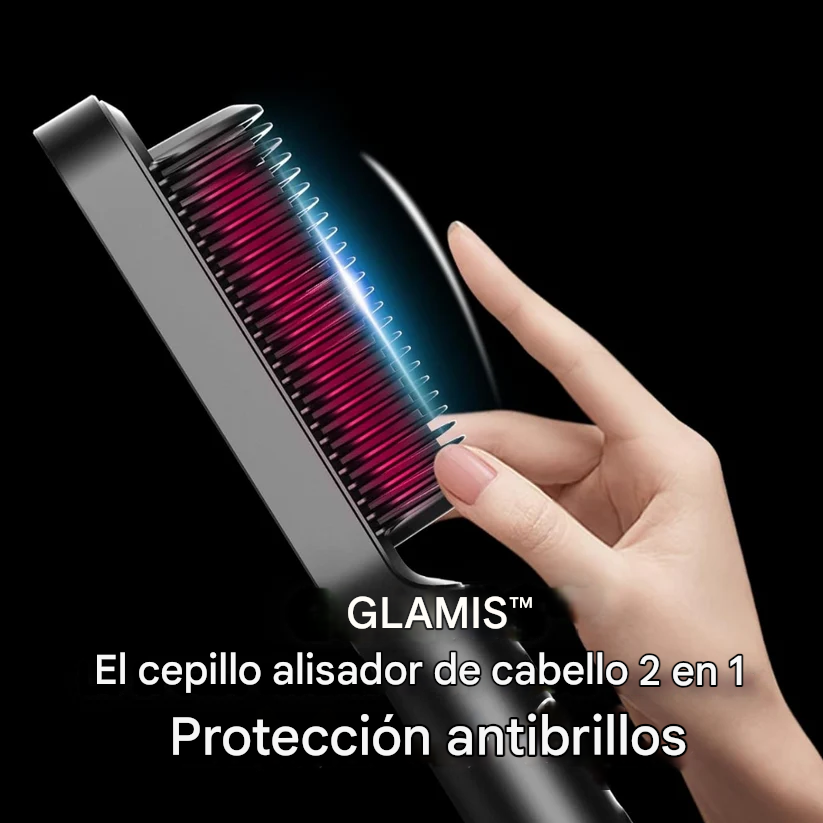 LisseLux™ - Cepillo Alisador Profesional