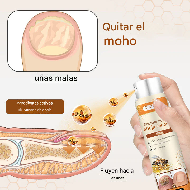 🔥PROMO 2x1🔥 Spray Para Uñas De Veneno De Abeja🐝
