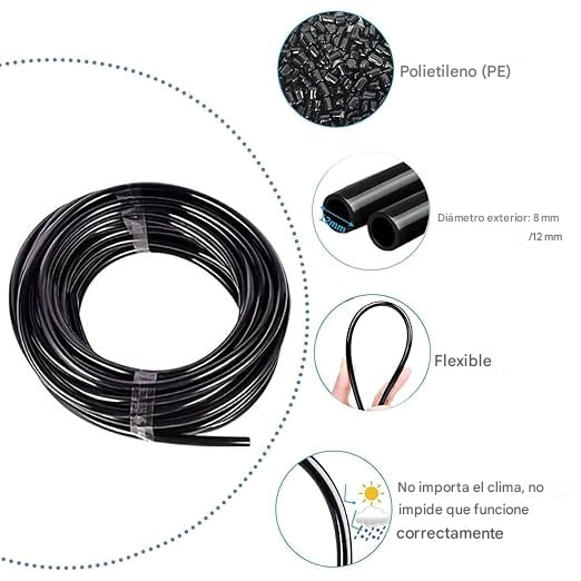 Sistema De Riego Automático Para Jardín Curvo De 360° ( 5 Metros )