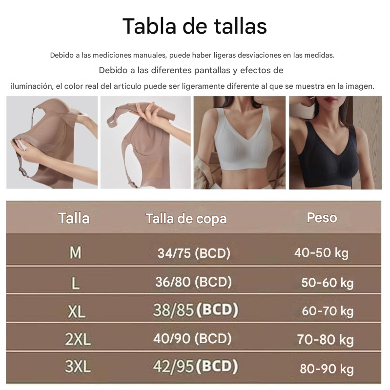 Sujetador Sin Aros ComfortLift