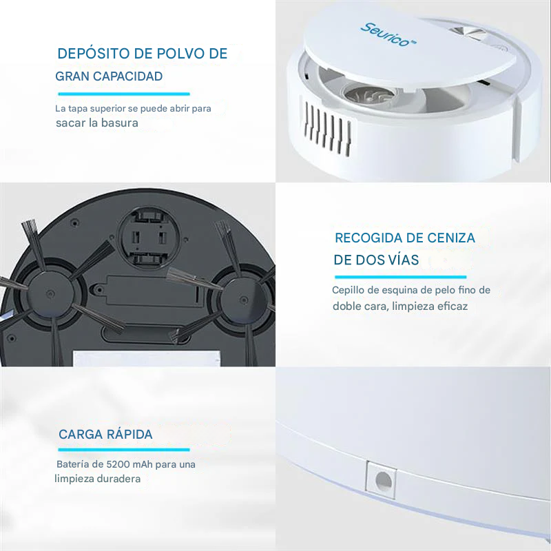 🧹Aspiradora robot Seurico™ AutoClean Pro
