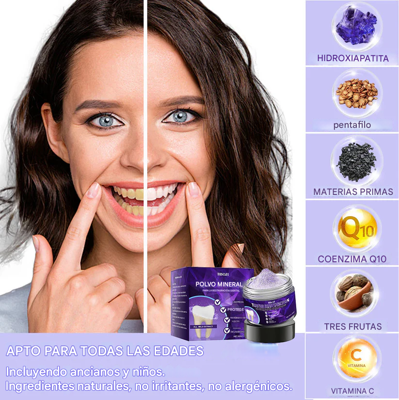 Polvo Mineral Para Restauración Dental