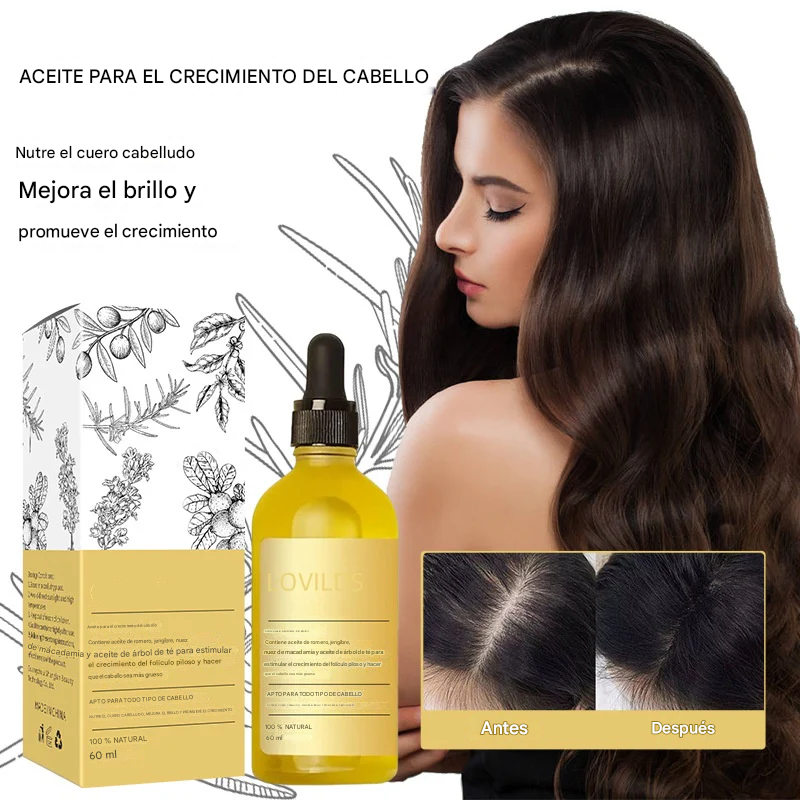 LOVILDS™ Esencia de Romero para el Crecimiento del Cabello 100% Natural🌱
