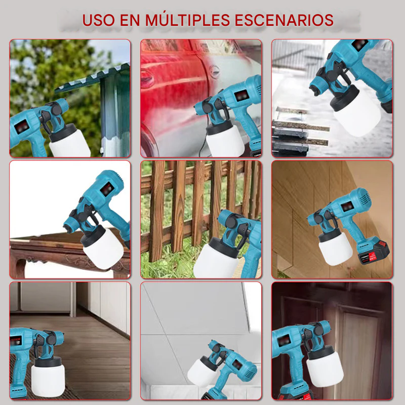 Pulverizador De Pintura Eléctrico Inalámbrico