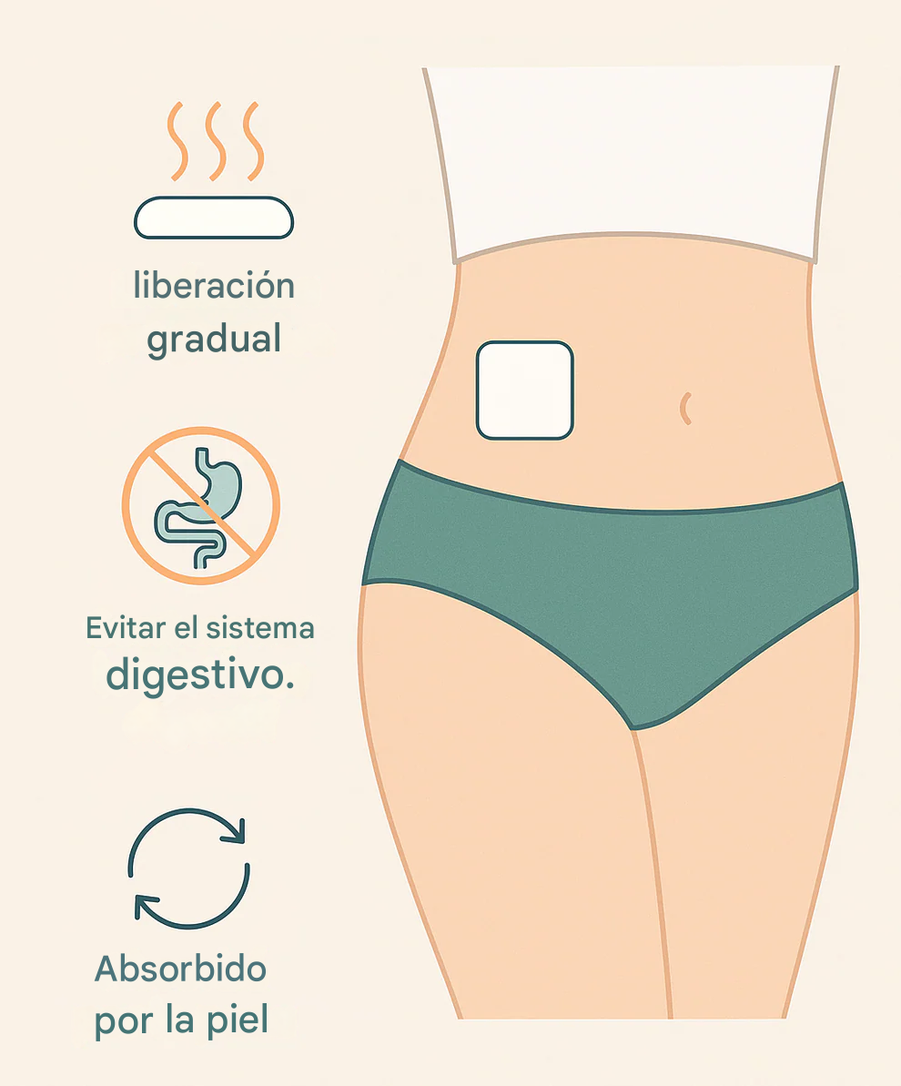 Parches Adelgazante GLP-1 (30 Unds ) : Controla Tu Apetito, Recupera Energía Y Calma Tu Estrés De Forma Natural 🍋