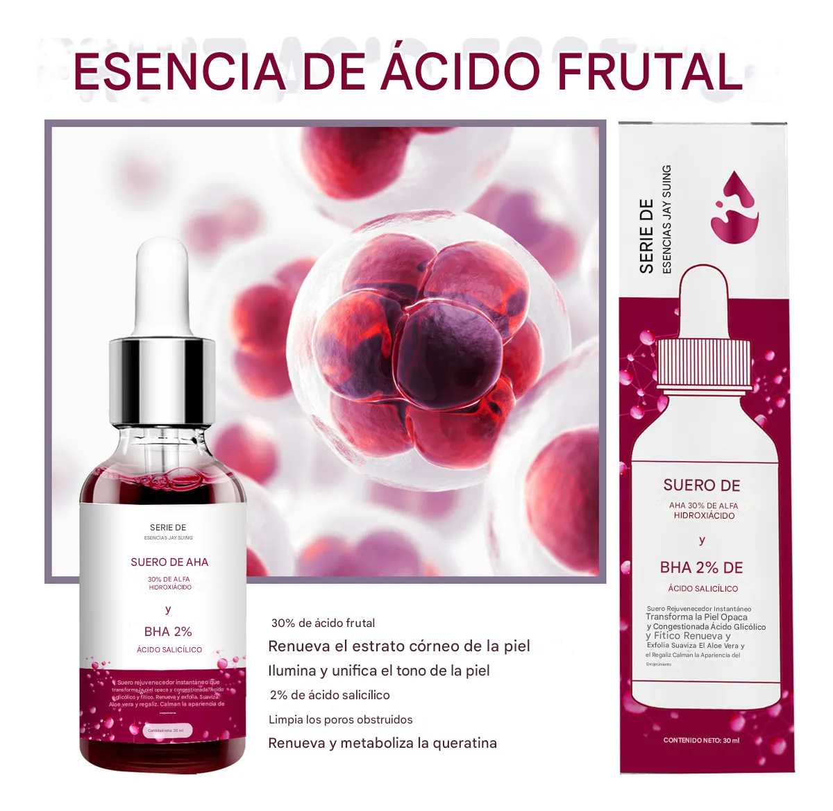 SÉRUM ANTI-ACNÉ - ELIMINACIÓN INSTANTÁNEA