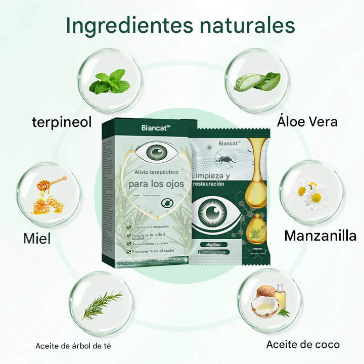 Toallitas Limpiadoras Terapéuticas - Biancat™ EyeRelief
