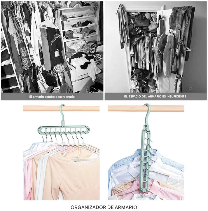 ¡PROMOCIÓN! Organizador de Closet Mágico (Set x 3 - 6 - 12 - 24)
