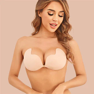 Sujetador Push Up Invisible Sin Tirantes y Adhesivo