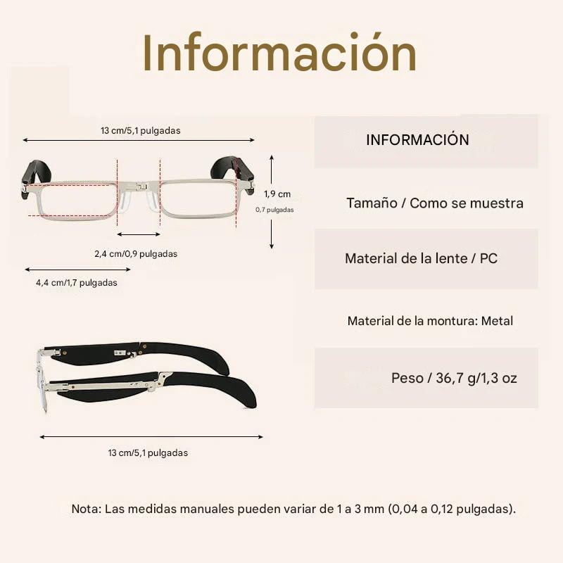 Glasses - Gafas de lectura plegables anti luz azul con estuche