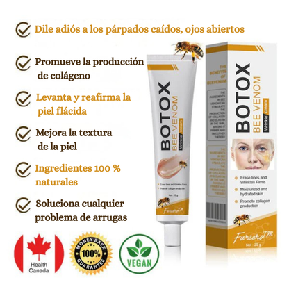 Botox - Crema para eliminar arrugas con Botox y veneno de abeja