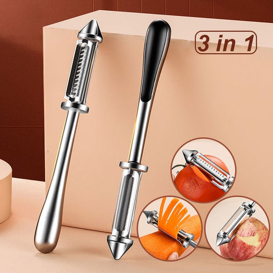 PenFruit🖋️ pelador de frutas🍎 y verduras multi funcional (3 en 1)