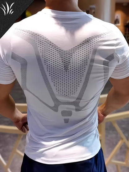 AeroFit™ - Camiseta De Compresión De Manga Corta, De Secado Rápido