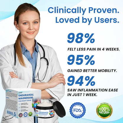 EnduraHeal - Crema Analgésica con Magnesio (trata la artritis, la neuropatía, el reumatismo, las lesiones deportivas y más)