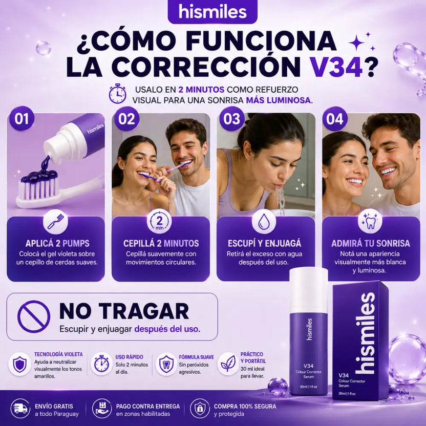 PURPLE V34 - Blanqueador Dental