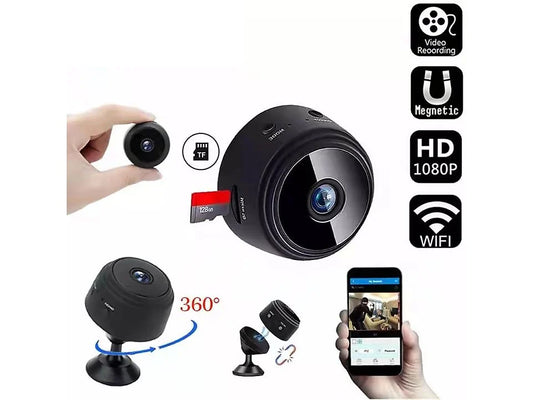VISION 360 - Mini cámara De Seguridad  Inalámbrica - WIFI HD