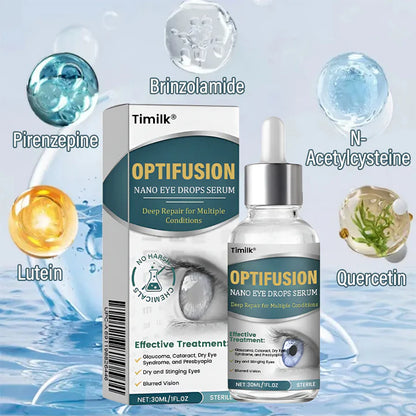OptiFusion Nano - Suero oftalmológico en gotas para la restauración de la visión