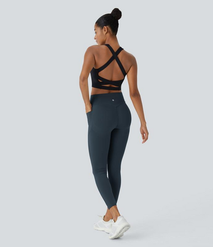 Pantalón Leggin Adelgazantes De Cintura Alta Levantan Glúteos