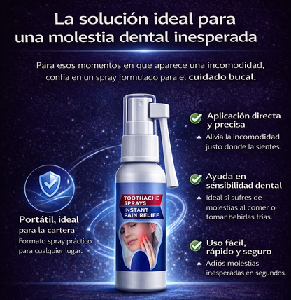 DentaSoulage   -Spray bucal Alivia El Dolor Y La Irritación En Minutos