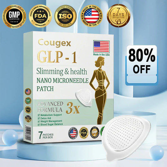 ¡PAGA 3 CAJAS LLEVA 6! Cougex® Parche de bienestar con nano-microagujas | Reduce los antojos + Liberación prolongada | Hecho en EE. UU.