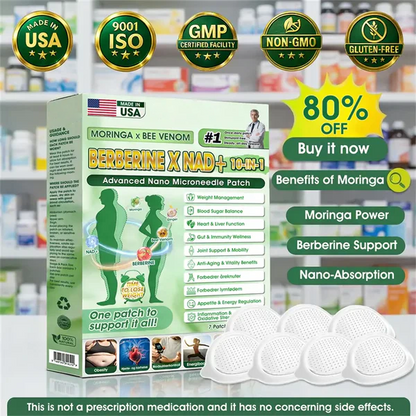 🧑‍⚕️🩺 Paquete De Parches De Moringa de Nino Advanced —𝐑𝐞𝐬𝐮𝐥𝐭ados𝐬 en 𝟕 𝐃ia𝐬 (Pack x30)