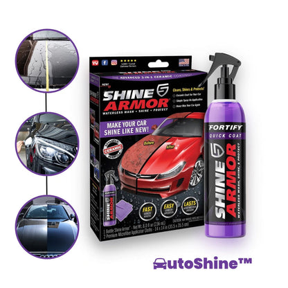 Shine Armor™ - Restaurador de Pintura, Brillo y elimina Rasguños